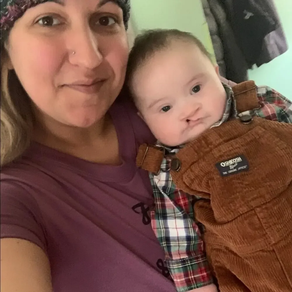 OshKosh Flannel Lined Corduroy Overalls 6m